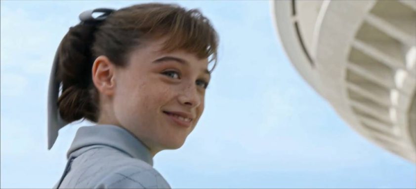 Raffey Cassidy interview Tomorrowland George Clooney and driving at 13